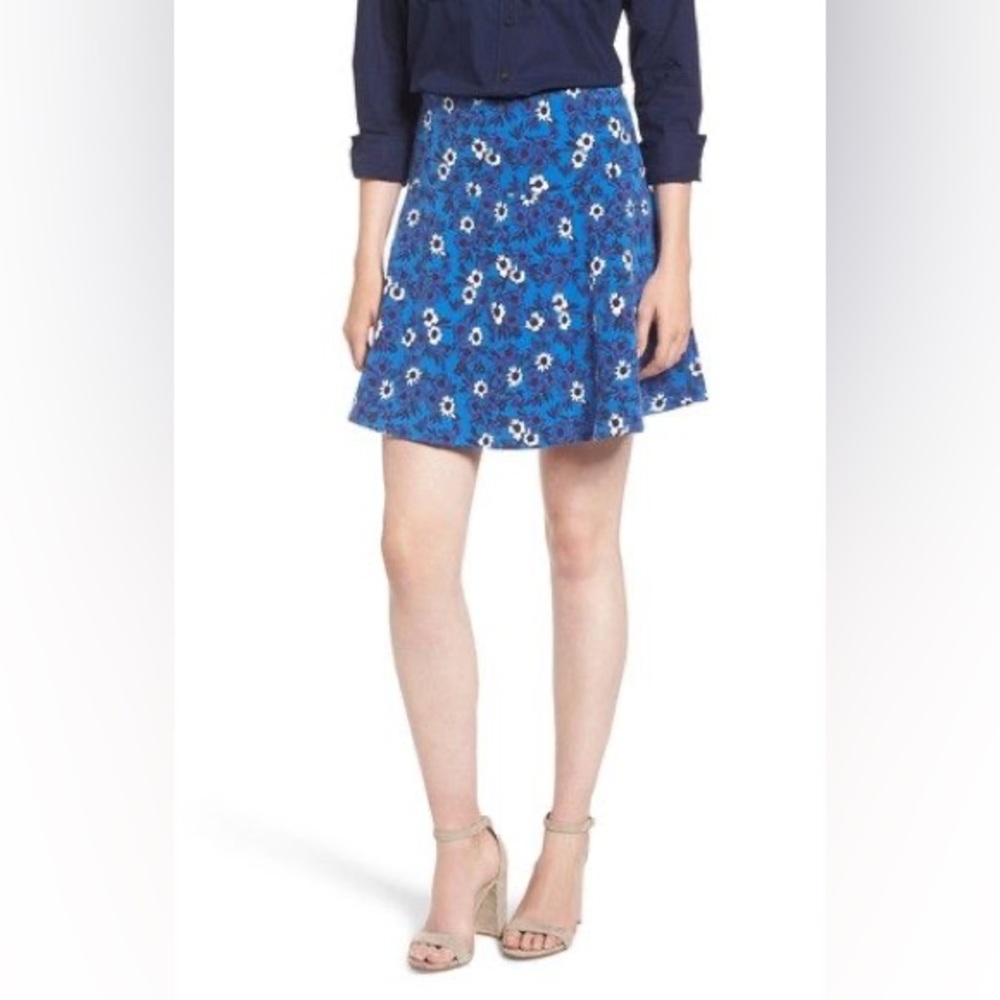 Draper James Pastoral Floral Knit Skirt